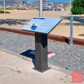 Faristol Informatriu de Disseny: Claredat i Durabilitat per a la Interpretació d'Espais